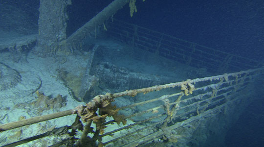 El Titanic en esta fotografía del sábado 28 de agosto del 2010. AP