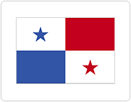 Panama Map Flag