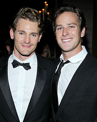 Josh Pence and Armie Hammer, Photo by Photo by: Columbia Tristar Marketing Group