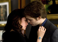 Kristen Stewart and Robert Pattinson in Summit Entertainment's The Twilight Saga: New Moon 