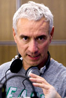 Director Roland Emmerich on the set of Columbia Pictures' 2012
