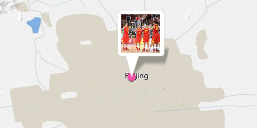 Kartenausschnitt Peking - Vorher
