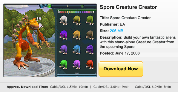 spore creature creator full version