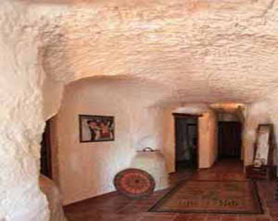cave houses in spain. This cave home in Huescar,