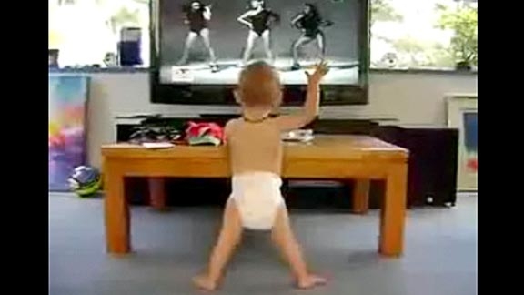 Baby Dances To Beyonce @ Yahoo! Video