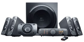 Logitech Z906 surround-sound speakers system, $400
