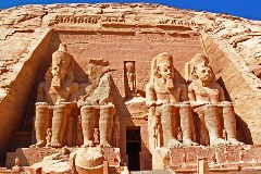 The Great Temple of Ramses II in Egypt