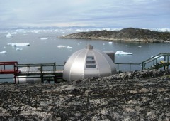 Greenland's Hotel Arctic is situated on a fjord