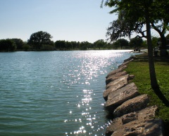 Cuero Lake in Cuero, Texas