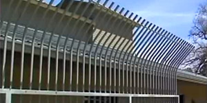 New fence makes library look like a prison  (KERO/ABC)
