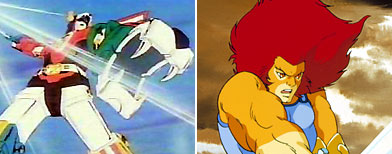 (L-R) Voltron (Courtesy of World Events Productions); Thundercats  (Everett Collection)