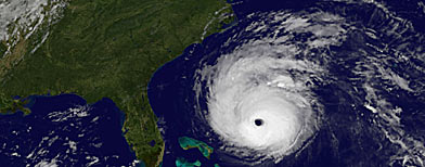 This image provided by NASA shows Hurricane Earl taken at 12:45 a.m. EDT Thursday Sept. 2, 2010. (AP Photo/NASA)