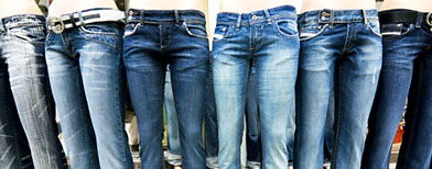 Photo by Franz Aberham (Denim jeans on mannequins, Nicosia, Cyprus, Europe) / Getty Images