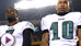 Michael Vick and DeSean Jackson (Photo by Drew Hallowell/Getty Images)
