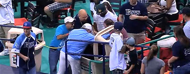 Tempers flare over foul ball at MLB game