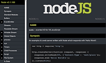 NodeJS API view