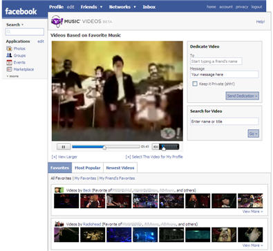 application for facebook. yahoo-music-facebook-app.jpg On June 29, we here at Yahoo!