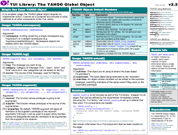 Cheat Sheet for the YAHOO Global Object.