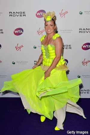 Mattek-Sands is seeded at Wimbledon and dressed like Lady Gaga