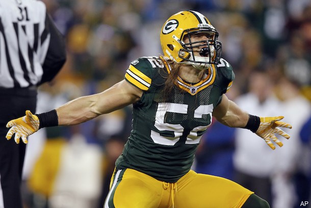 Photographers love taking pictures of Clay Matthews