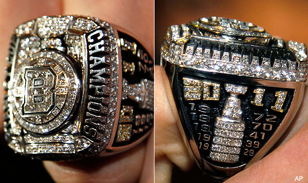 How do Boston Bruins’ Stanley Cup rings compare to other champs?