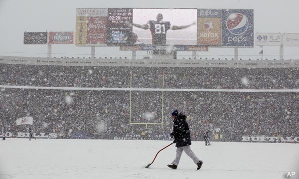 Buffalo tops the Weather Channel’s list of worst NFL weather cities