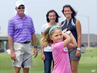 Six-year-old girl makes improbable hole-in-one