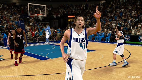 Dirk Nowitzki shows up remarkably low in the new “NBA 2K12″ player ratings