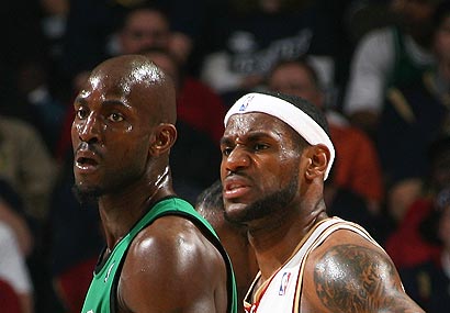 LeBron James and Kevin Garnett each consider their teams capable of winning the championship.