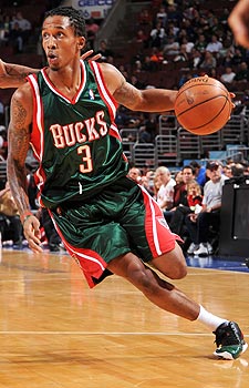 Adidas NBA Milwaukee Bucks Brandon Jennings Basketball Jersey