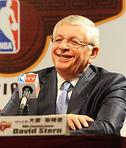 NBA Commissioner David Stern did his Yoda imitation in NY this weekend, then flipped off the players union.