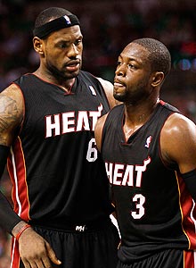 LeBron James and Dwyane Wade are still searching for some consistency on the court.