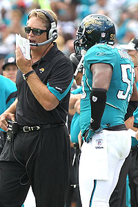 Del Rio twice guided the Jags to the playoffs in his first seven seasons.