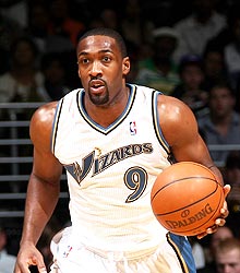 Gilbert Arenas has averaged 17.3 points and 5.6 assists this season.