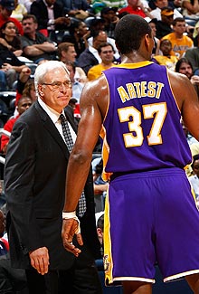 Ron Artest has chafed at Phil Jackson's public criticism of him this season.