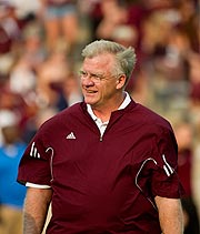 Coach Mike Sherman and Texas A&M have been accepted to the SEC.