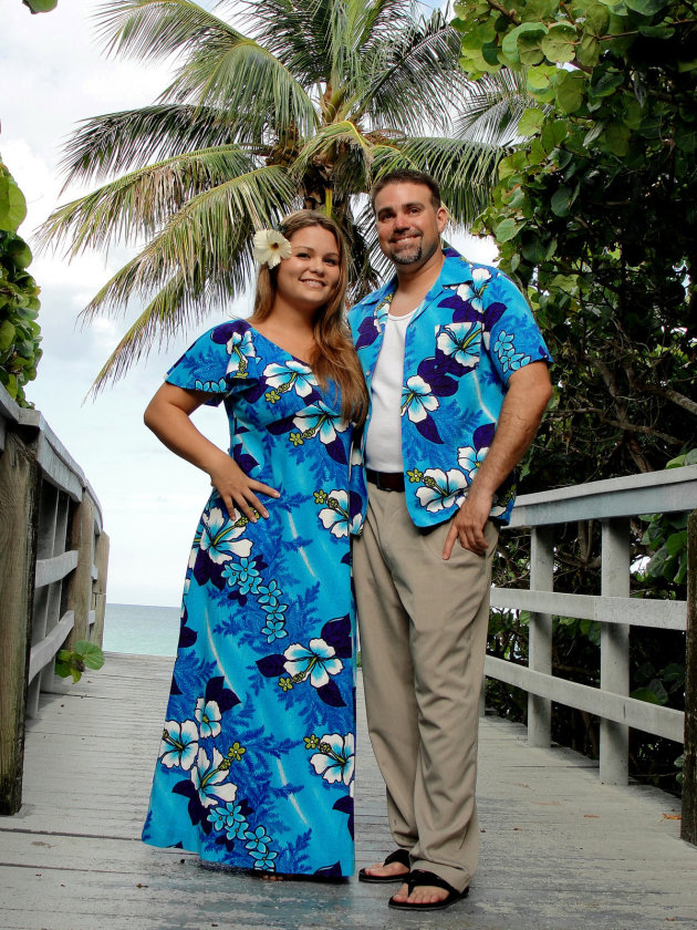 luau couple outfits