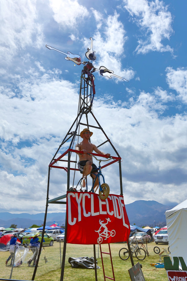 The Empire Polo Field Prepares For The 2012 Coachella Music Festival