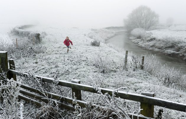 This week could see more seasonal weather in the form of frosts like this one in December (PA)