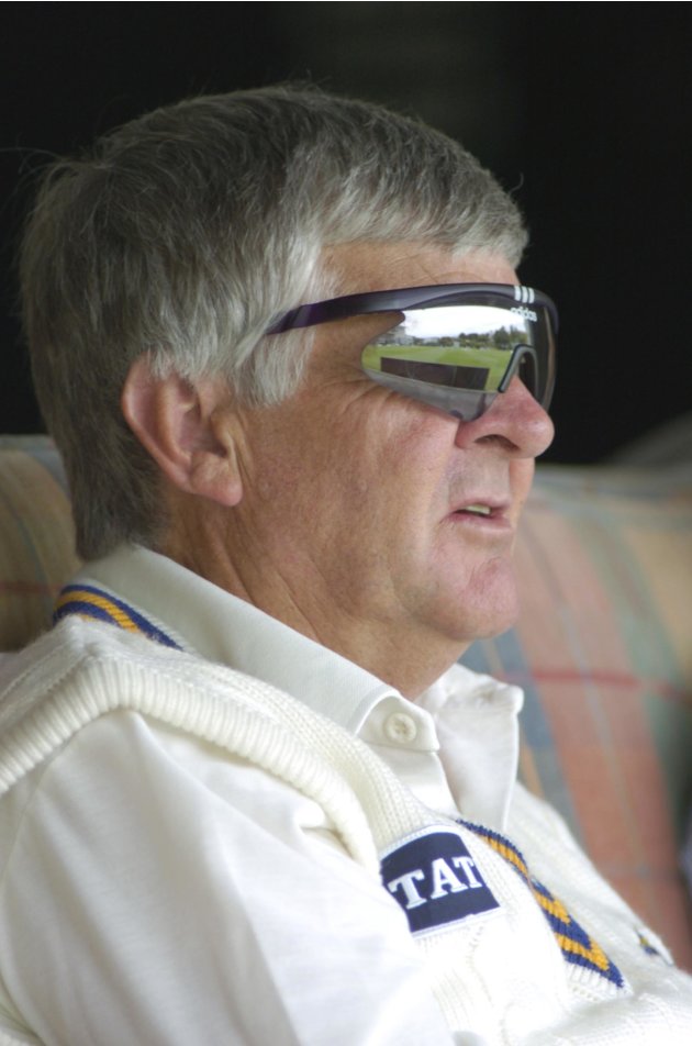 Otago cricket coach Glenn Turner watches his team