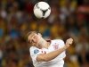 England's Carroll controls the ball during their Group D Euro 2012 soccer match against Ukraine at the Donbass Arena in Donetsk
