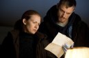 This image provided by AMC shows Mireille Enos, left, and Joel Kinnaman in a scene from season two of 