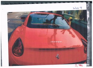 A photograph shows a Ferrari, one of several multimillion-ringgit supercars said to belong to Taib’s son. — Picture courtesy of Shahnaz's legal team