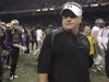 Oregon Ducks head coach Kelly is seen after his team defeated the Washington Huskies in their NCAA football game in Seattle