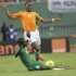 Ivory Coast's Drogba Didier fights for the ball with with Senegal's Idrissa Gana Gueye during their 2013 African Nations Cup qualifying soccer match in Abidjan