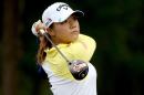 Lydia Ko of New Zealand plays a shot on the 13th hole during the second round of the Coates Golf Championship on February 4, 2016 in Ocala, Florida
