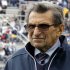 FILE - In this Oct. 15, 2011, file photo, Penn State head coach Joe Paterno watches warm ups before an NCAA college football game against Purdue in State College, Pa. In his first public comments since being fired two months ago, former Penn State coach Paterno told the Washington Post he "didn't know which way to go" after an assistant coach came to him in 2002 saying he had seen retired defensive coordinator Jerry Sandusky sexually abusing a boy, the Post reported on Saturday, Jan. 14, 2012. (AP Photo/Gene J. Puskar, File)