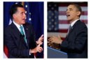 This combination of 2012 and 2011 file photos shows Republican presidential candidate, former Massachusetts Gov. Mitt Romney at the University of Chicago on Monday, March 19, 2012, left, and President Barack Obama in Osawatomie, Kan. on Tuesday, Dec. 6, 2011. Obama and Romney each use a distinct vocabulary - a campaign glossary of sorts - to define himself, criticize the other guy, and highlight opposing economic philosophies: Fair shot or economic freedom? The nation's welfare or class warfare? You're-on-your-own economics or the heavy hand of government? (AP Photo/Carolyn Kaster)