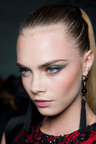 Our rekindled love began when we spotted Miss Delevingne backstage at the 