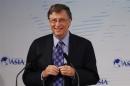 Microsoft founder Gates attends a session at the Boao Forum for Asia annual conference in Boao town